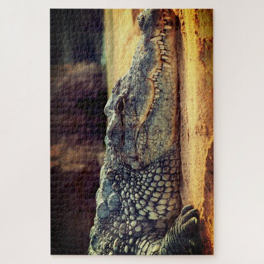 Puzzle Alligator (Vertical)