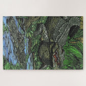 Puzzle Alligator (Horizontal)