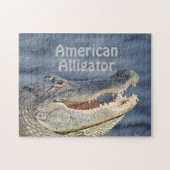 Puzzle Alligator américain souriant (Horizontal)