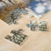 Puzzle Alligator dans le Mississippi. (Côté)
