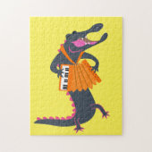 Puzzle Alligator Lecture Accordion (Vertical)