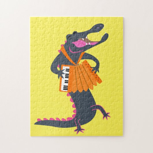 Puzzle Alligator Lecture Accordion (Vertical)