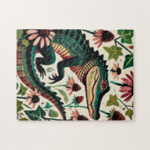 Puzzle Alligator vintage (Horizontal)