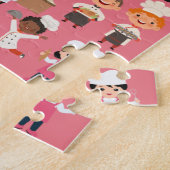 Puzzle Allons chercher des enfants à cuisiner (Côté)