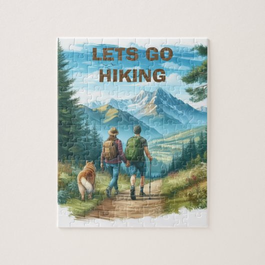 Puzzle Allons faire une randonnée (Vertical)