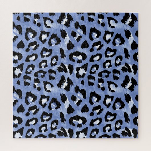 Puzzle Allure de la peau animale : léopard d'aquarelle (Vertical)