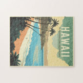Puzzle Aloha du Vintage voyage Hawaii (Horizontal)