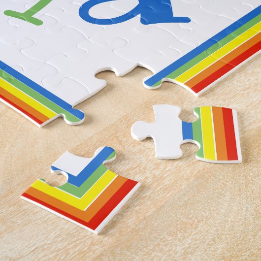 Puzzle ALOHA Hawaii Hawaii rasage arc-en-ciel rasé glace (Côté)