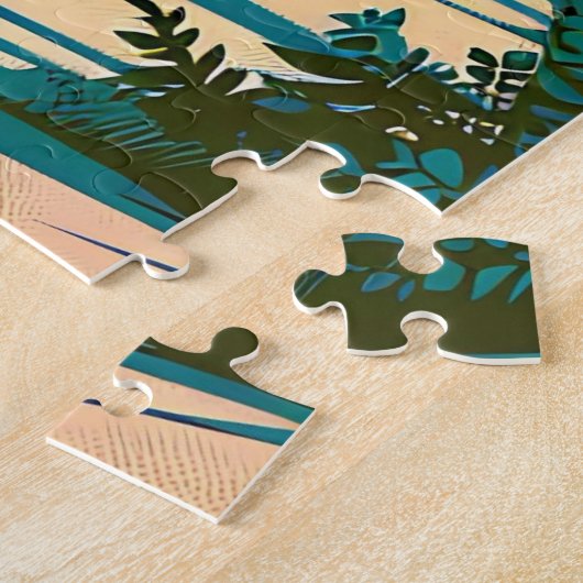 Puzzle Aloha | Hawaii Hula Dancer sur la plage (Côté)