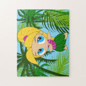 Puzzle Aloha Honeys Hawaiian Blond Hula Girl (Vertical)