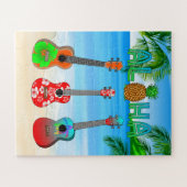 Puzzle Aloha Island Ukuleles (Horizontal)