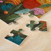 Puzzle Alpaca Peruvian Christmas Tassel Hat (Côté)