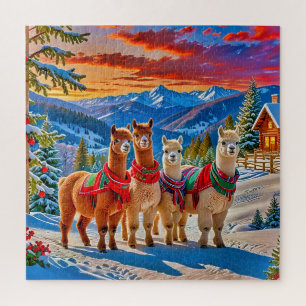 Puzzle Alpacas joyeux
