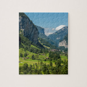 Puzzle Alpes de Lauterbrunnen - de Bernese - la Suisse
