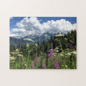 Puzzle Alpes françaises & Fleurs alpines (Horizontal)