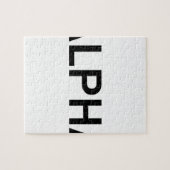 Puzzle Alpha (NOIR) (Horizontal)