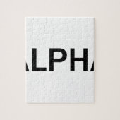 Puzzle Alpha (NOIR) (Vertical)