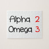 Puzzle alpha oméga (Horizontal)