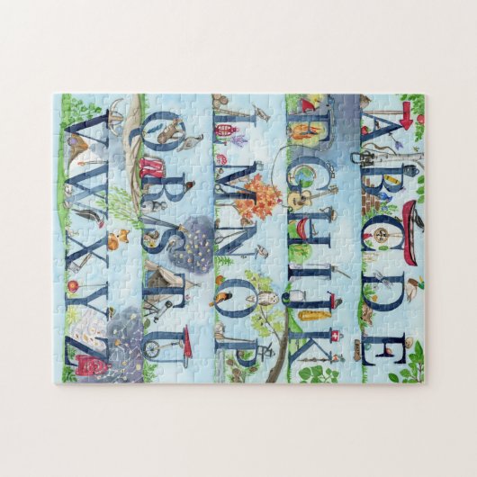 Puzzle Alphabet Aventure (Horizontal)