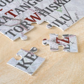 Puzzle Alphabet d'aviation, Alphabet phonétique pour pilo (Côté)