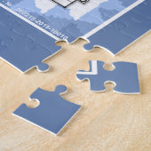 Puzzle Alphabet digital allemand 4 - bleu / (Côté)