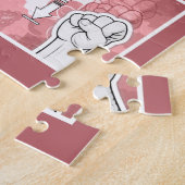 Puzzle Alphabet digital allemand 4 - rouge / (Côté)