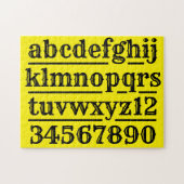 Puzzle Alphabet et modèles numériques (Horizontal)