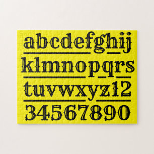 Puzzle Alphabet et modèles numériques