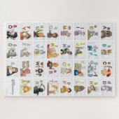 Puzzle Alphabet numérique allemand (Horizontal)