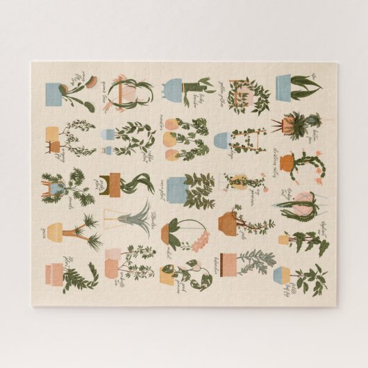 Puzzle Alphabet Plante (Horizontal)