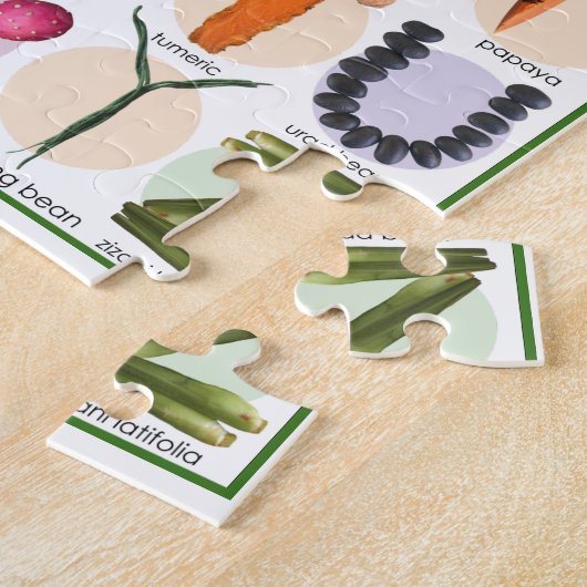 Puzzle Alphabet pour enfants colorés - Alimentatio (Côté)