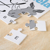 Puzzle alphabétique de voyage 16x20 pour les perso (Côté)