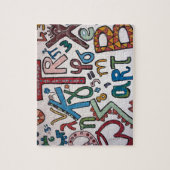 Puzzle Alphabets colorés (Vertical)