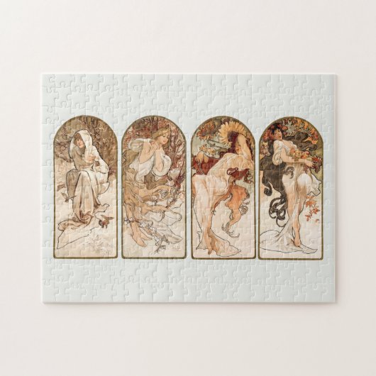 PUZZLE : ALPHONS MUCHA : LES SAISONS (Horizontal)