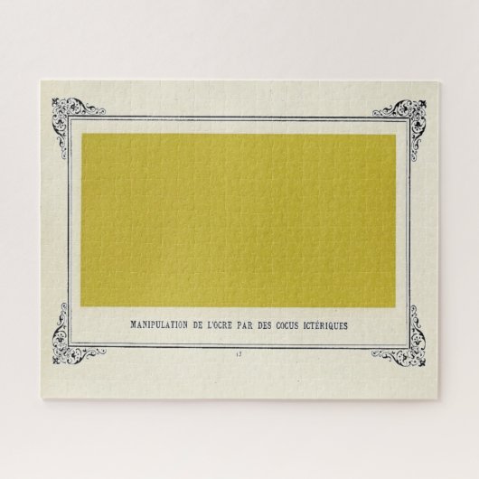 Puzzle Alphonse Allais, April Fools, Jaune, Art Abstrait (Horizontal)