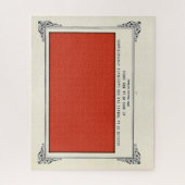 Puzzle Alphonse Allais, April Fools, Rouge, Art Abstrait (Vertical)
