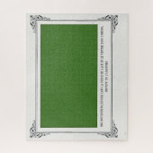 Puzzle Alphonse Allais, Avril Fools, Vert, Art Abstrait (Vertical)
