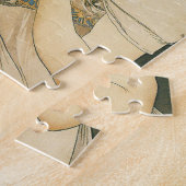 Puzzle Alphonse Mucha Art Nouveau Feather Girl (Côté)