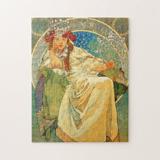 Puzzle Alphonse Mucha Art Nouveau Princesse Hyacinth (Vertical)