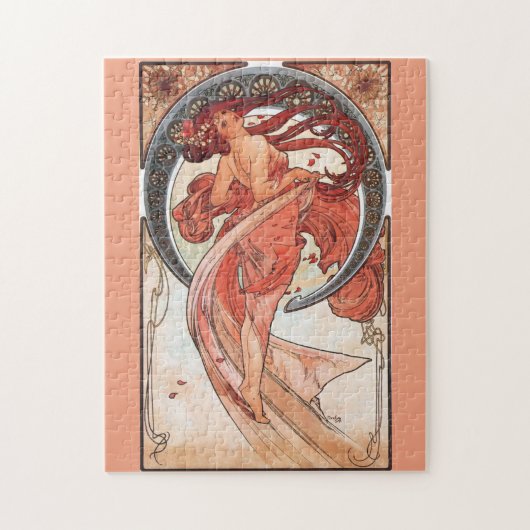 Puzzle Alphonse Mucha Dance 1898 Art Nouveau Vintage (Vertical)