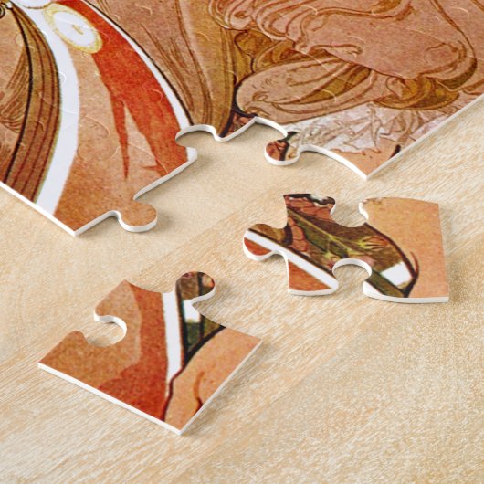 Puzzle Alphonse Mucha Dreaming (Reverie) (Côté)