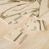 Puzzle Alphonse Mucha Elegant Art Nouveau Stars Camellia (Côté)