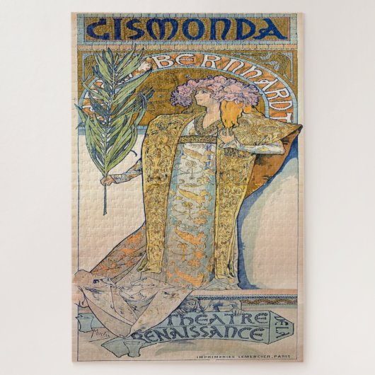 Puzzle Alphonse Mucha : Gismonda (1894) (Vertical)