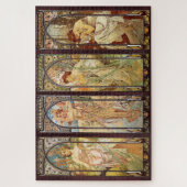 Puzzle Alphonse Mucha, Le Temps du Jour (Vertical)