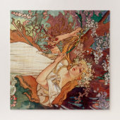 Puzzle Alphonse Mucha, Les Saisons (1896) Printemps (Horizontal)