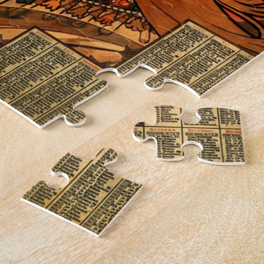 Puzzle Alphonse Mucha Soap Factory 1897 (Côté)