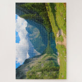 Puzzle Alpine Mountain Pass Allemagne. (Vertical)
