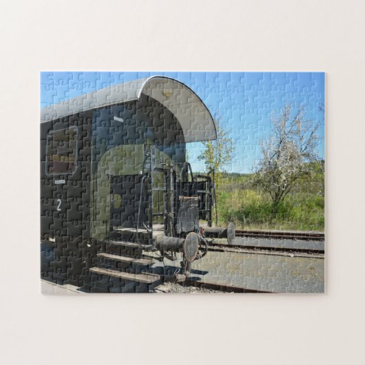 Puzzle Alter Eisenbahnwagen (Horizontal)