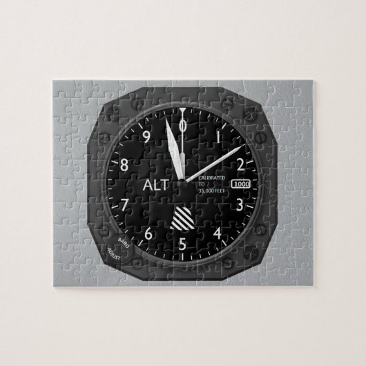 Puzzle Altimètre de l'aéronef (Horizontal)