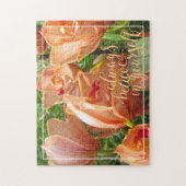 Puzzle Always Believe in Yourself Orchid Photograph (Vertical)